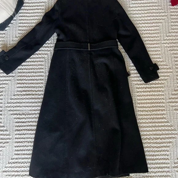 Calvin Klein Black Wool Winter Coat - Picture 10 of 15